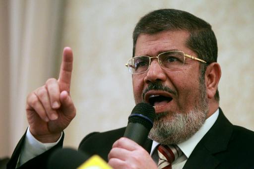 Mursi durante campanha eleitoral em 2012 (AFP, KHALED DESOUKI)