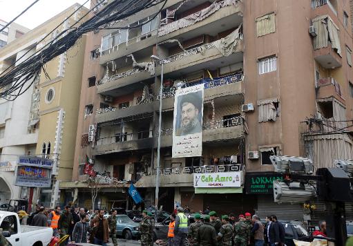 Redutos do Hezbollah no Líbano têm sido alvos frequentes de atentados desde que o grupo xiita anunciou seu envolvimento direto na guerra civil síria. Foto de 22 de janeiro de 2013 (AFP/Arquivos, Joseph Eid)