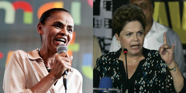 Nas pesquisas, Marina Silva (PSB) e Dilma Rousseff (PT) empatam no 2º turno (Foto: Estadão Conteúdo)