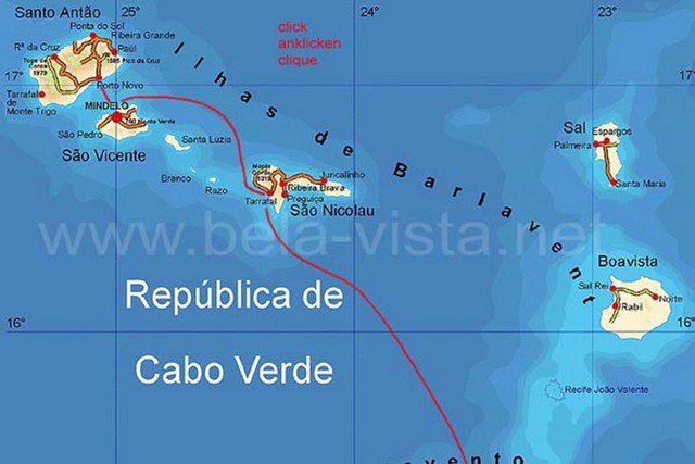 MAPA DE CABO VERDE (Foto: Angop)