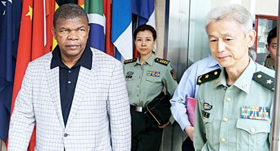 Ministro da Defesa Nacional em Pequim (Foto: Eduardo Pedro)