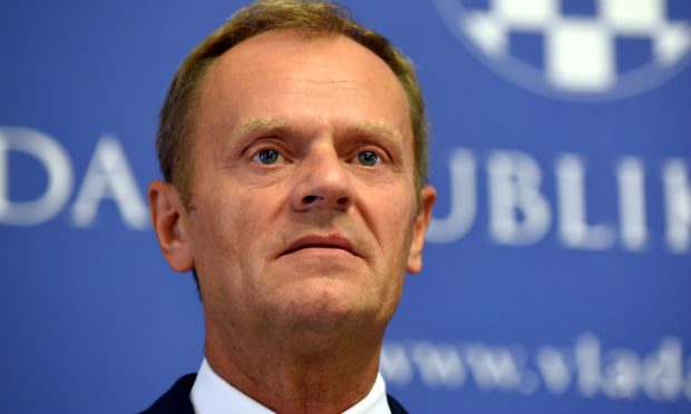 Presidente do Conselho Europeu, Donald Tusk (D.R)