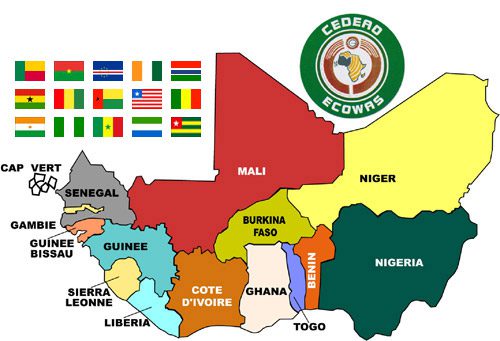 LOGOTIPO DA COMUNIDADE ECONÓMICA DE ESTADOS DA ÁFRICA OCIDENTAL (CEDEAO) (D.R)