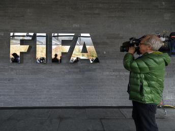 Sede da Fifa, 20 de Outubro de 2015 em Zurique. (AFP PHOTO / FABRICE COFFRINI)