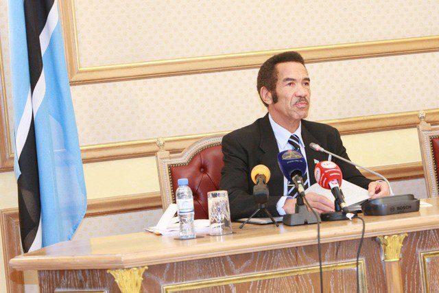 Presidente do Botswana, Seretse Khama Ian Khama (Foto: Francisco Miúdo)