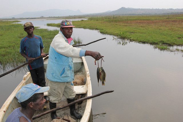 Pesca na lagoa do Ngolome terá componente formativa (Foto: Angop)