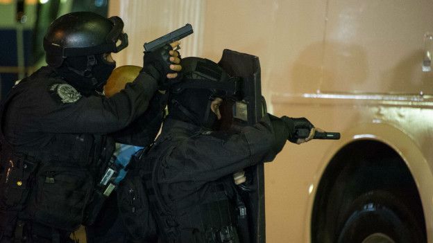 Unidades táticas da polícia estão treinando para responder a ameaças no Rio de Janeiro  (GETTY)