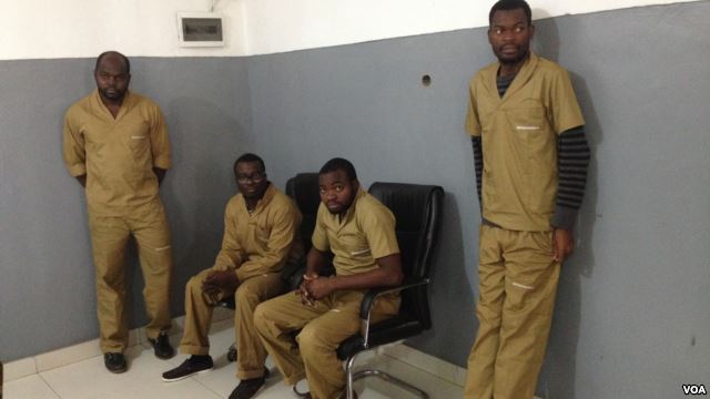 Activistas angolanos presos (VOA)