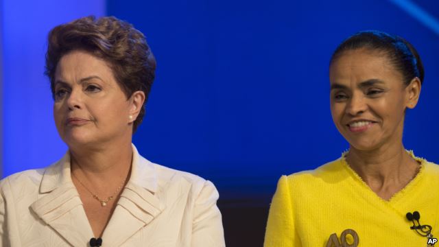 Dilma Rousseff e Marina Silva (AP)