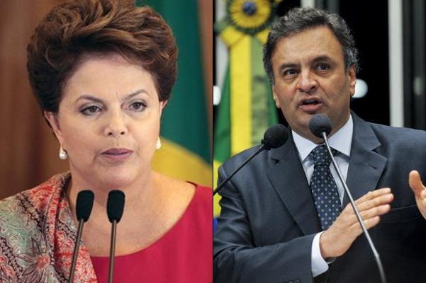 Dilma e Aécio disputam o segundo turno (Fotos: Estadão Conteúdo e Agência Brasil)