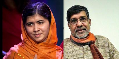 A paquistanesa Malala Yousafzai e o indiano Kailash Satyarthi foram recompensados com o Nobel da Paz por sua luta em defesa dos direitos das crianças. (REUTERS/Carlo Allegri/Files/Flickr)
