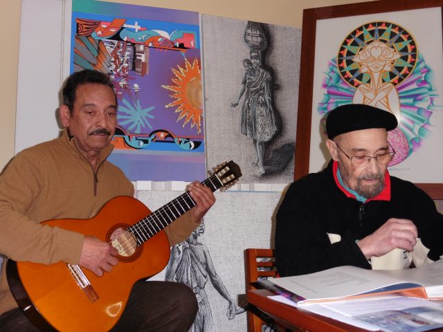 Carlos Sanches e Eleutério Sanches (Foto. José Peixe)